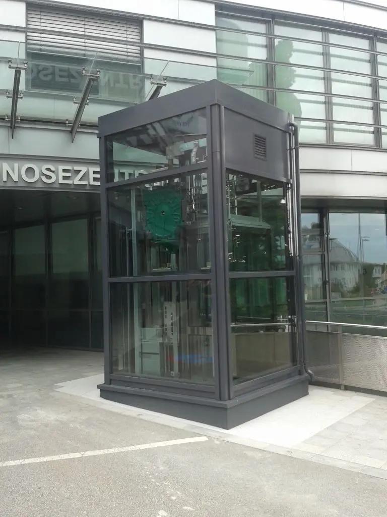 KH der barmherzigen Schwestern Ried – Errichtung Aufzug Haupteingang und Parkdeck