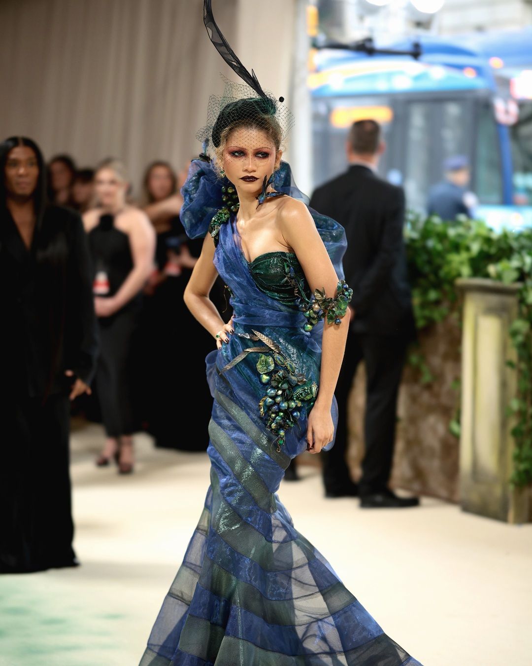 Zendaya the 2023 met gala in Galliano