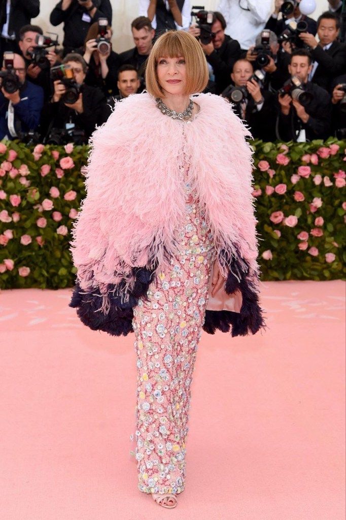 The Evolution of Anna Wintour’s Uniform: Adaptation of Signature Look to Different Met Gala Theme.