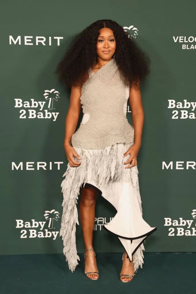 Osaka at the 2024 Baby2Baby Gala in deconstructed Louis Vuitton. Fashion as confidence, not performance.
