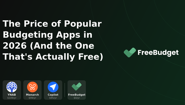 The Price of Popular Budgeting Apps in 2026 (And the One That's Actually Free)