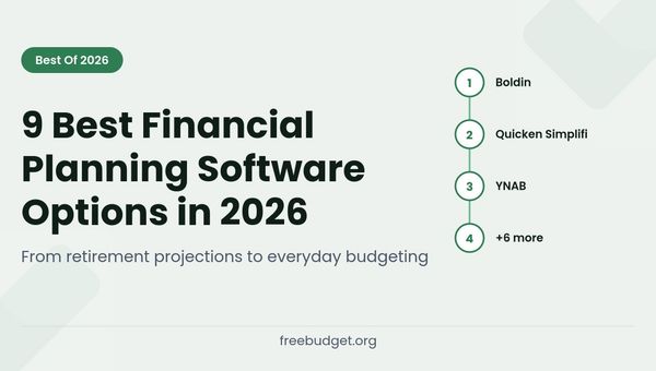 9 Best Financial Planning Software Options in 2026