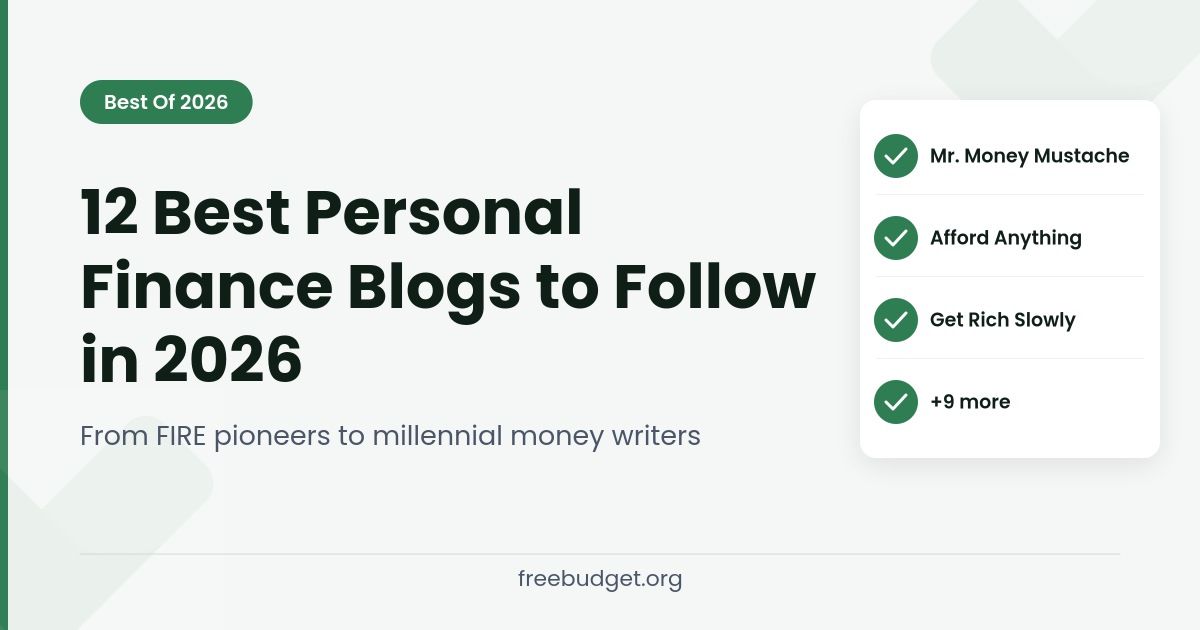 12 Best Personal Finance Blogs to Follow in 2026