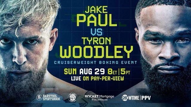 Jake Paul vs Tyron Woodley