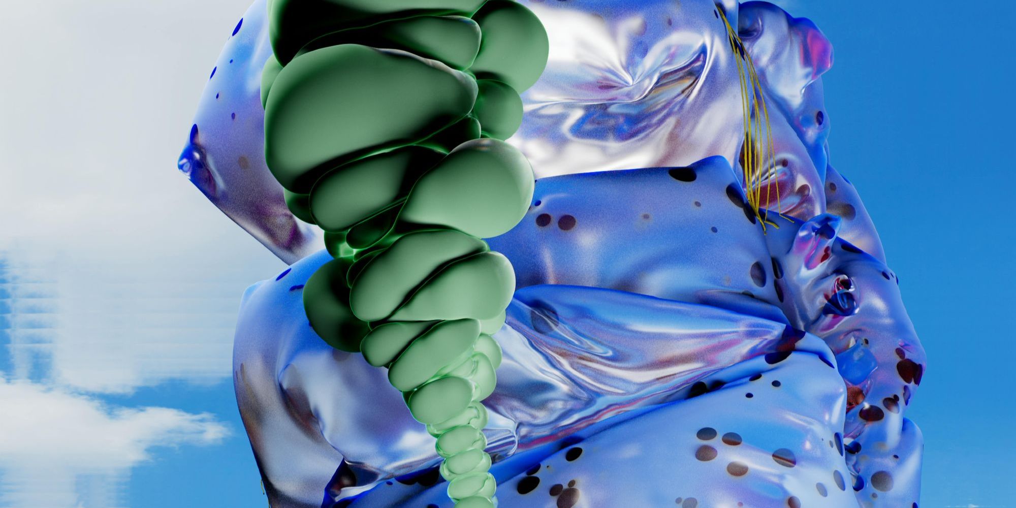 AI generated colored blobs