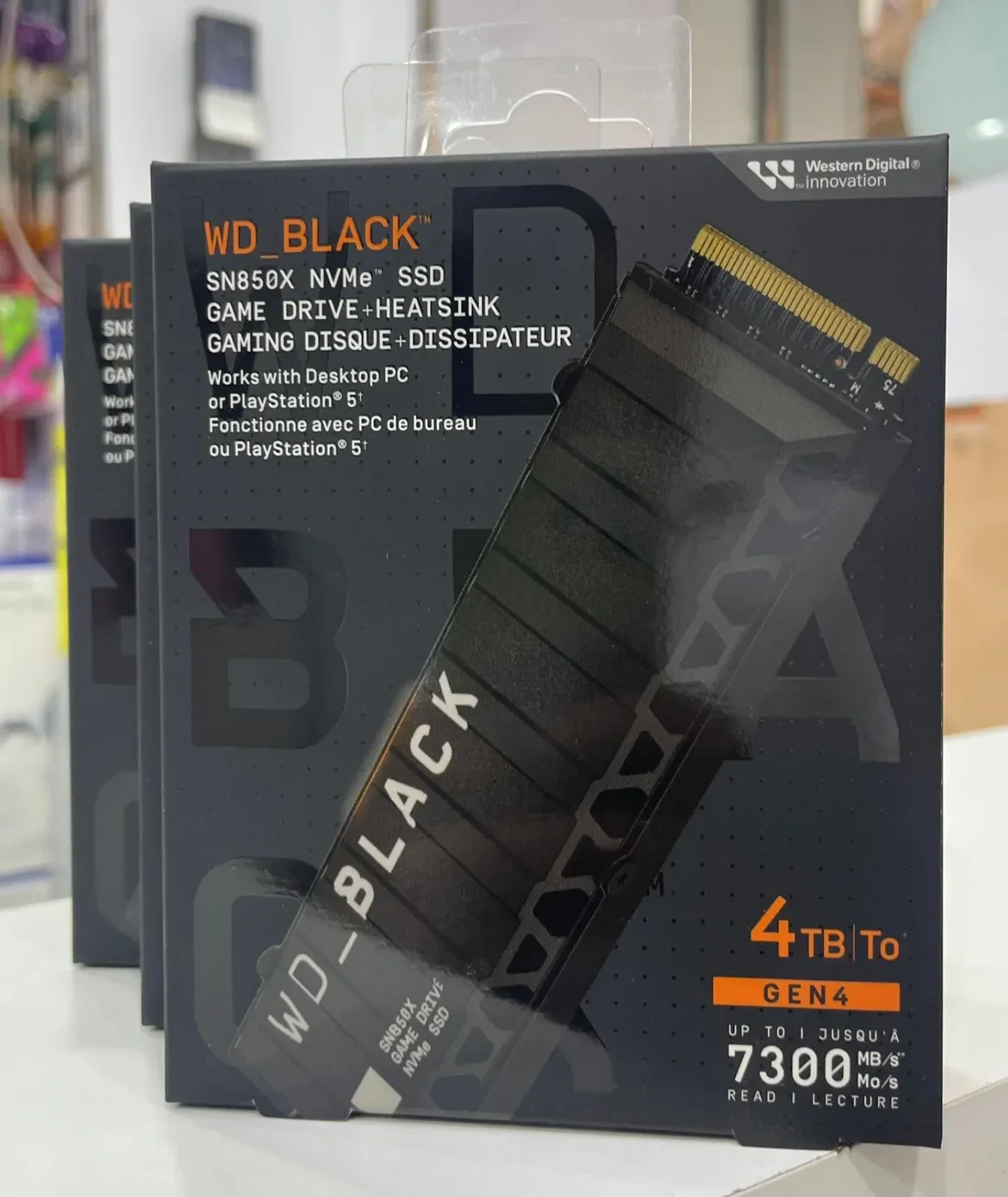 4TB WD_Black SN850X NVMe SSD