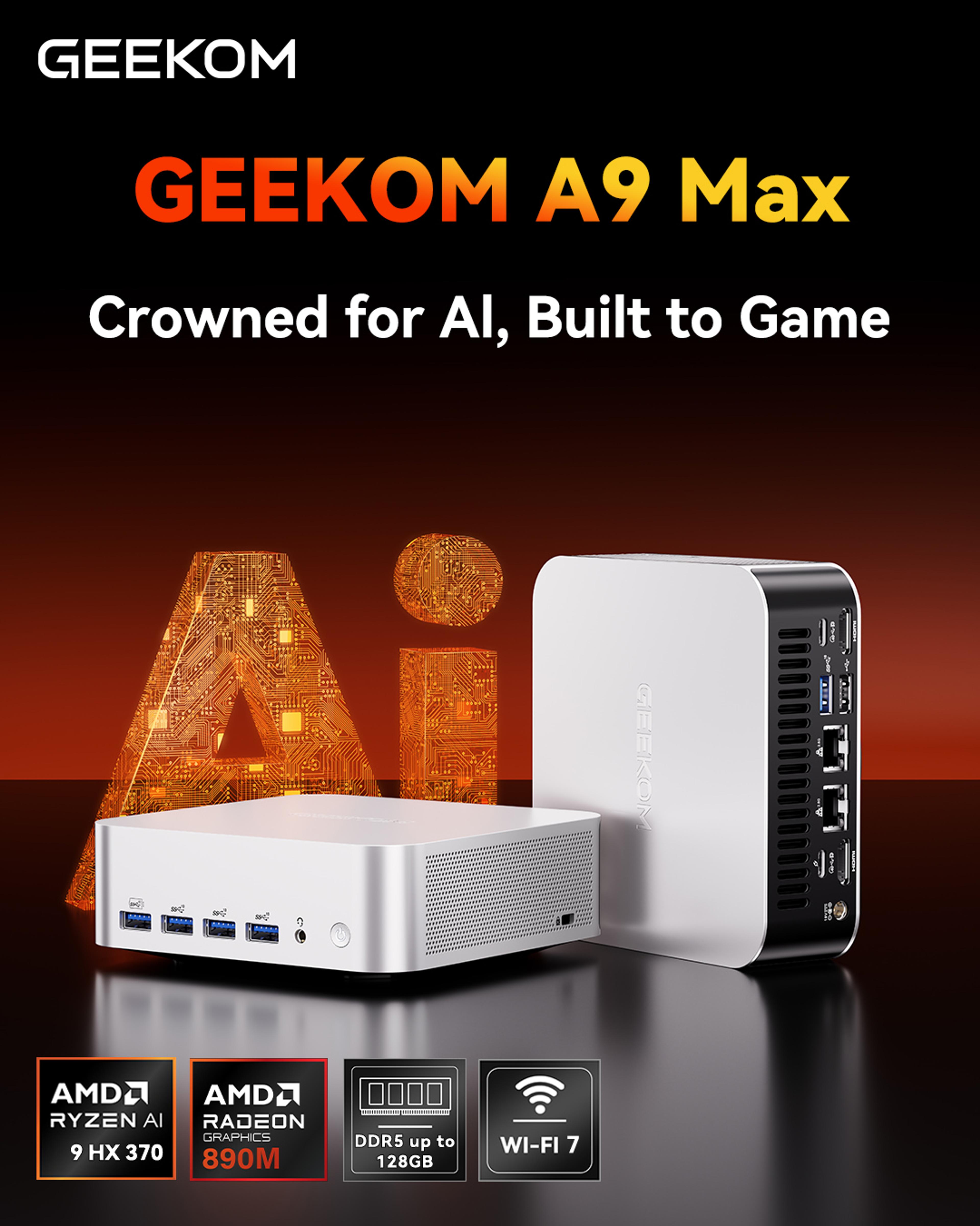 GEEKOM A9 MAX (AMD RYZEN AI 9 HX 370)