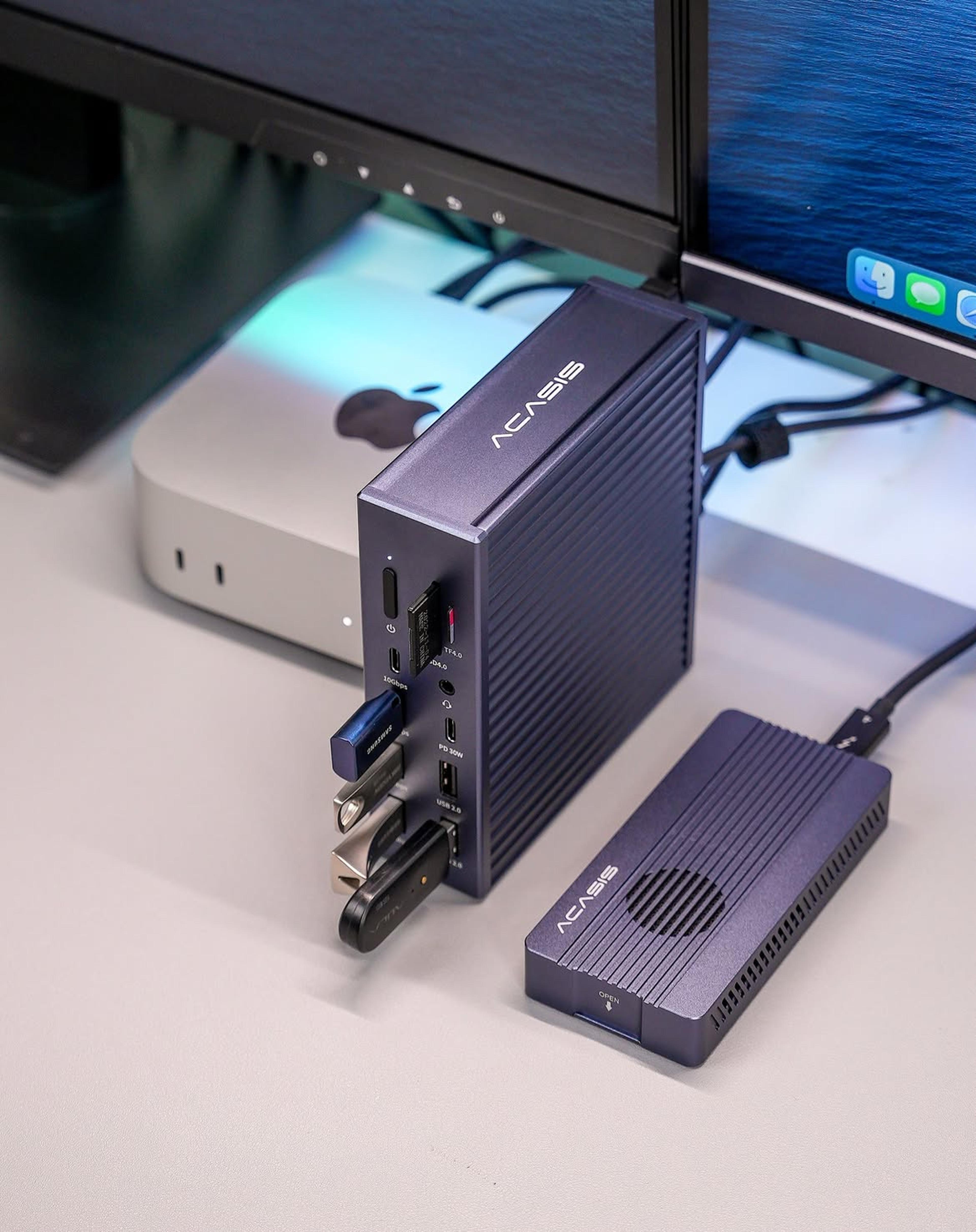 Acasis 21-Port 40Gbps Thunderbolt 4 Docking Station 