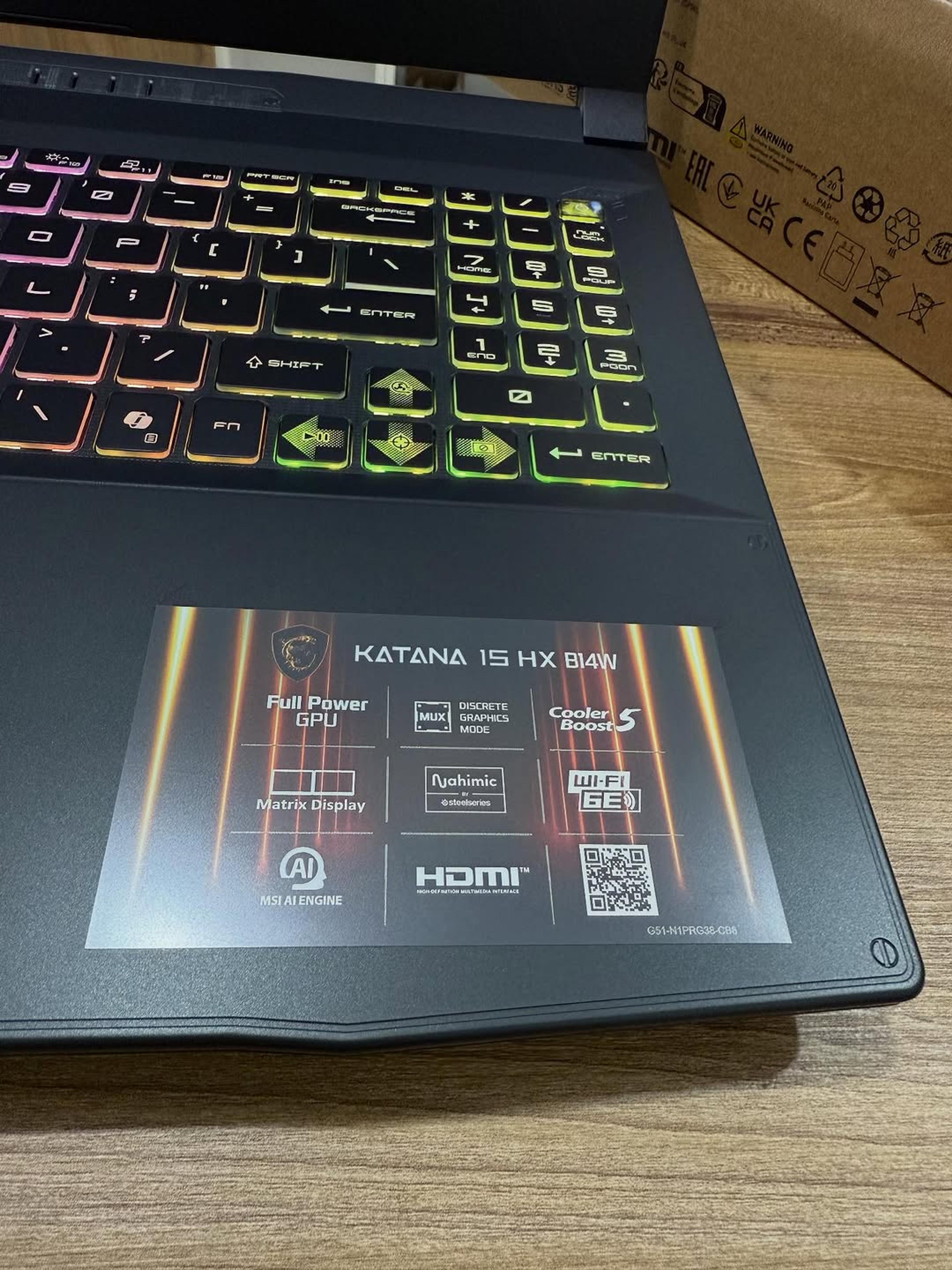 MSI Katana 15 HX (RTX 5050, Core i7 14th Gen) - view 2