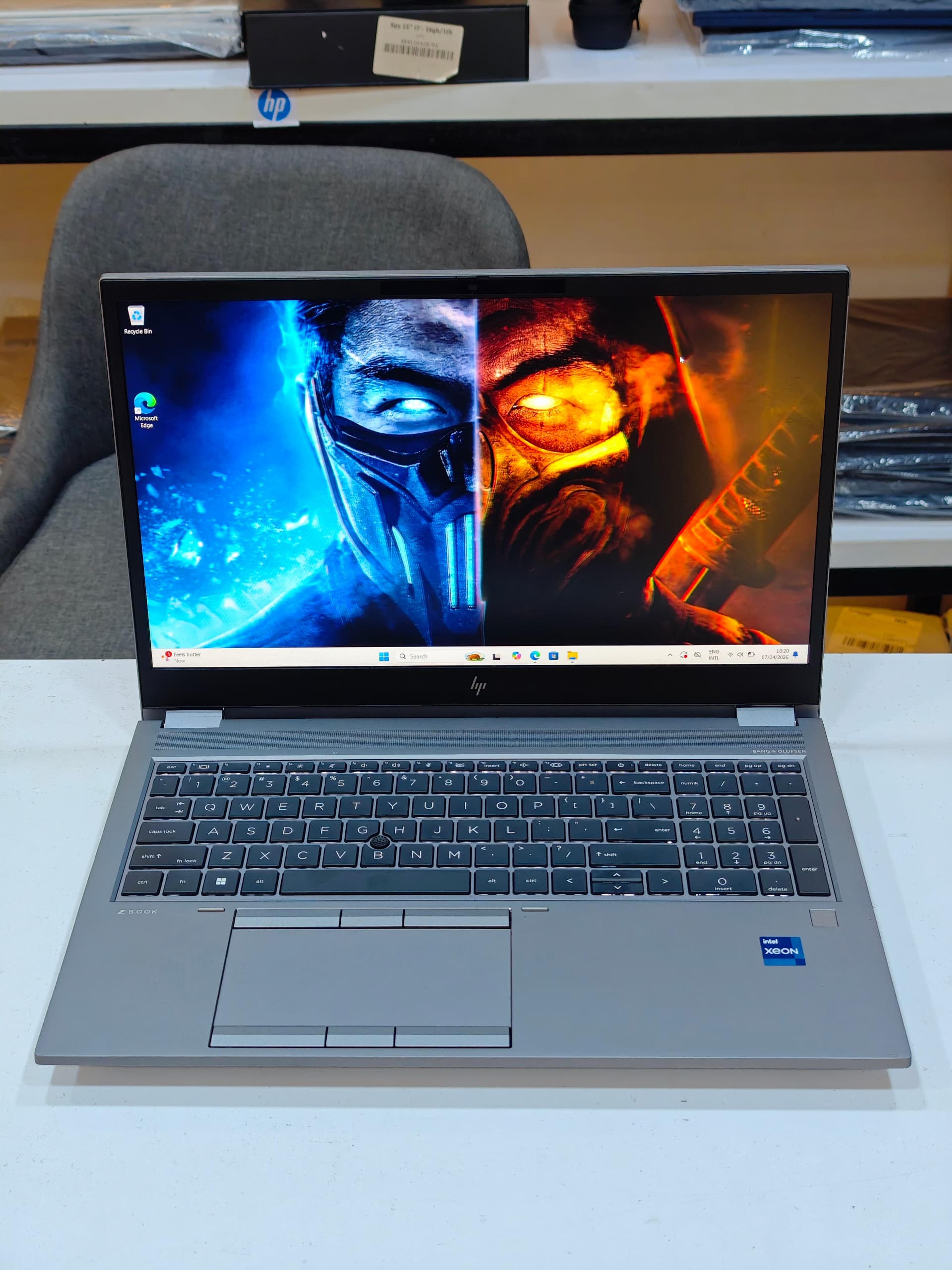 Fresh Like New UK Used HP ZBook Fury 15 G8 Mobile Workstation - view 3