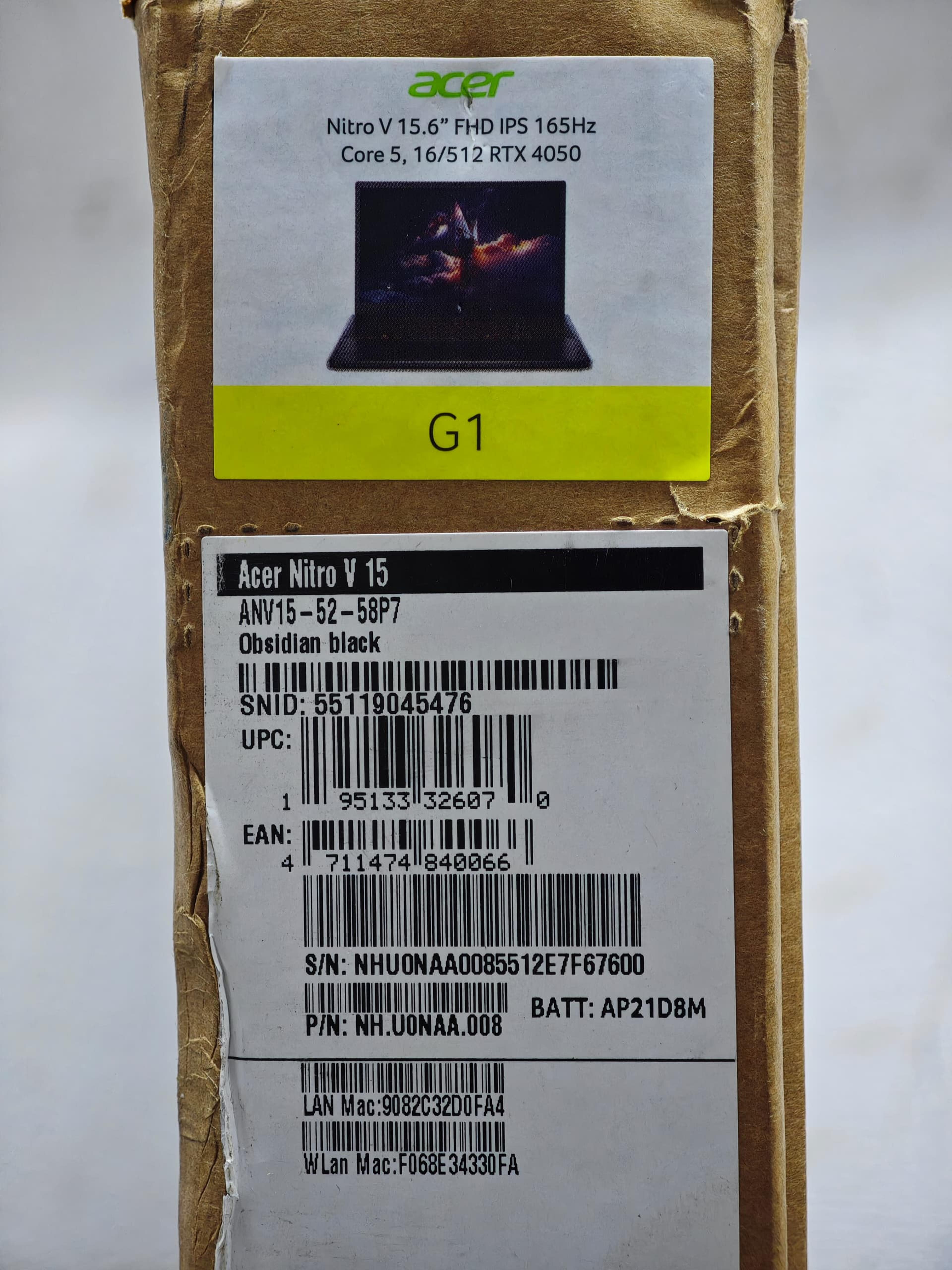 Brand New ACER NITRO V ANV15-52-58P7 - view 2