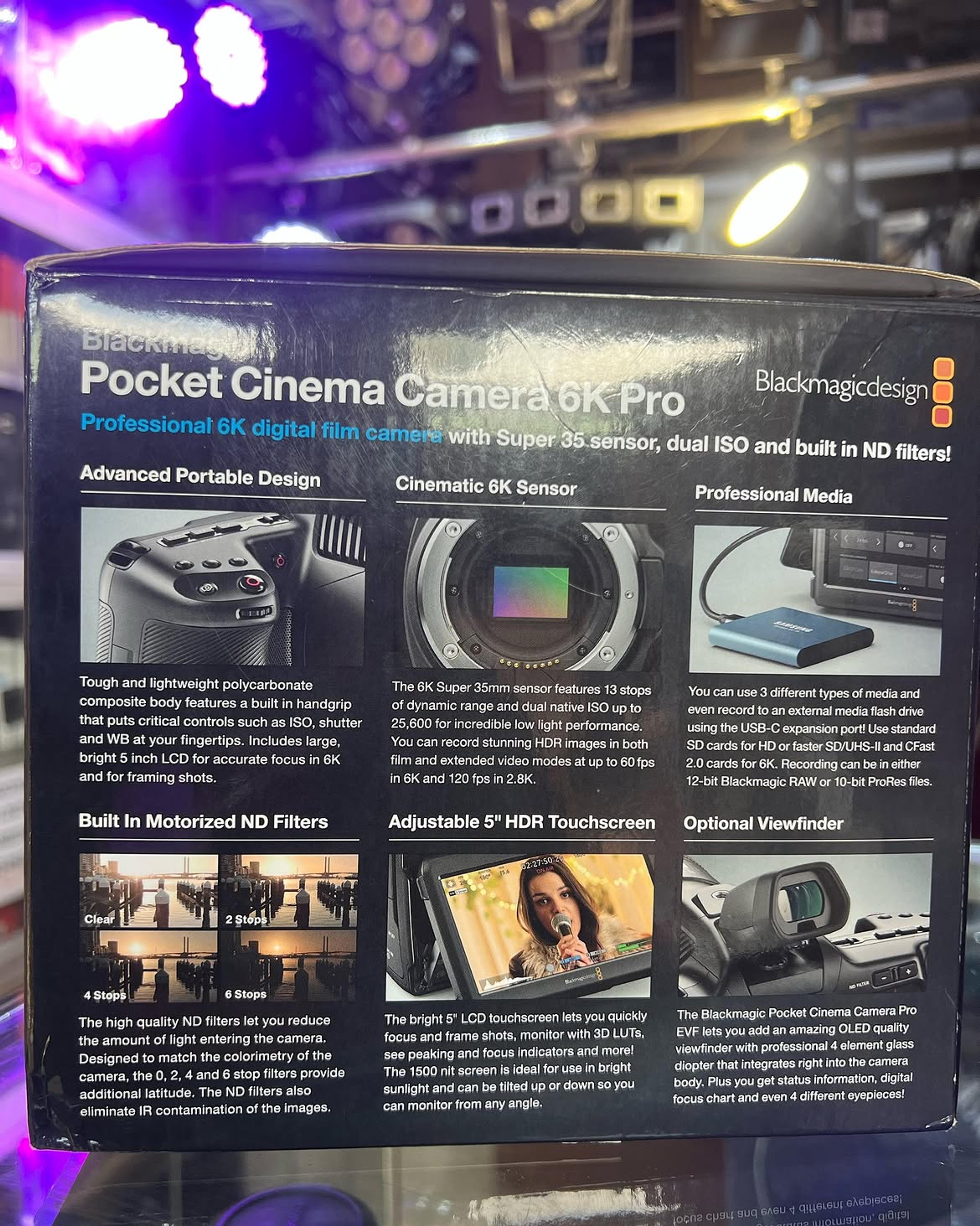 Black Magic Cinema Pocket Camera 6K Pro - view 4