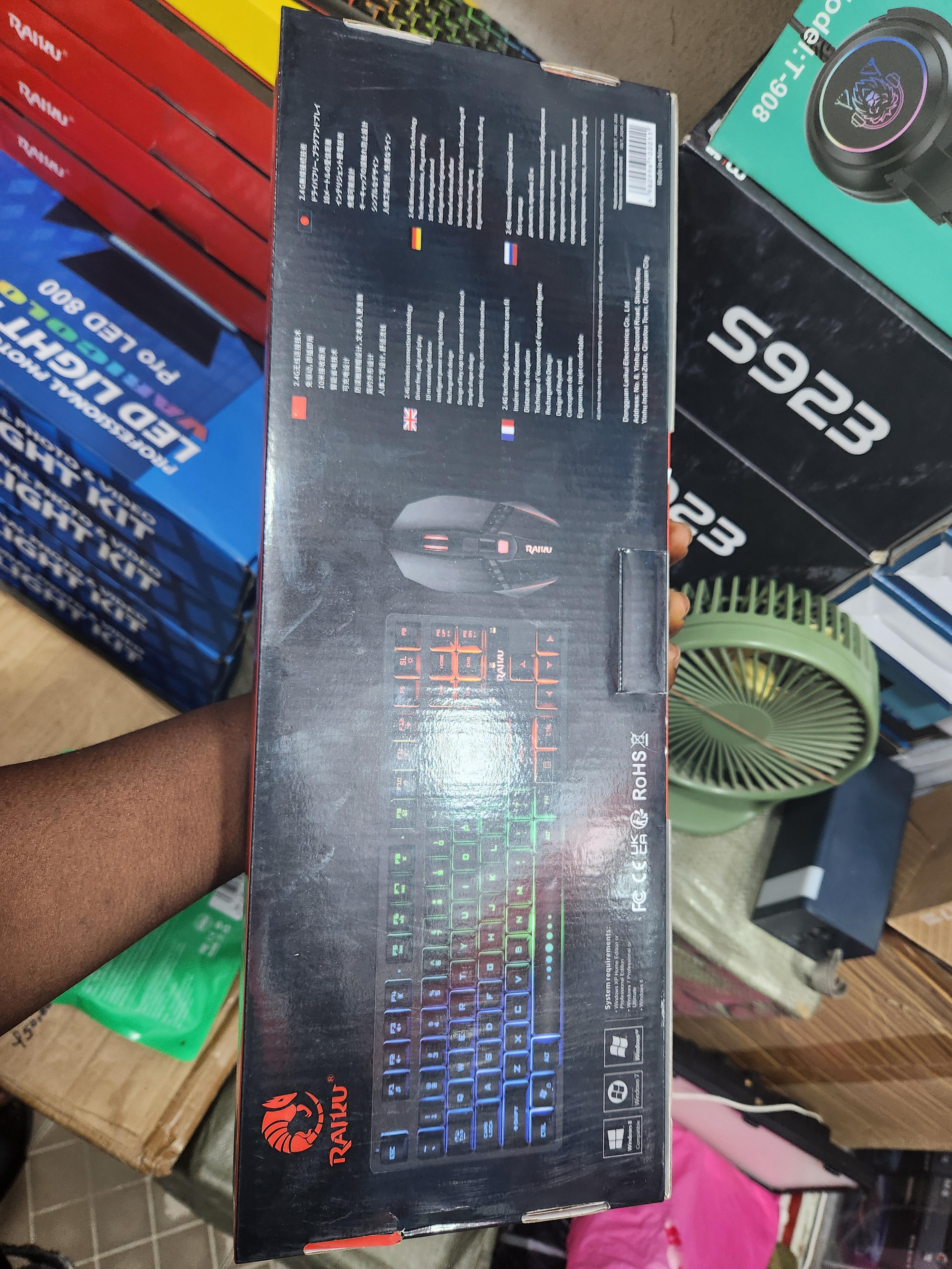 The Raiku R905 Wireless Gaming Keyboard and Mouse Combo - view 2