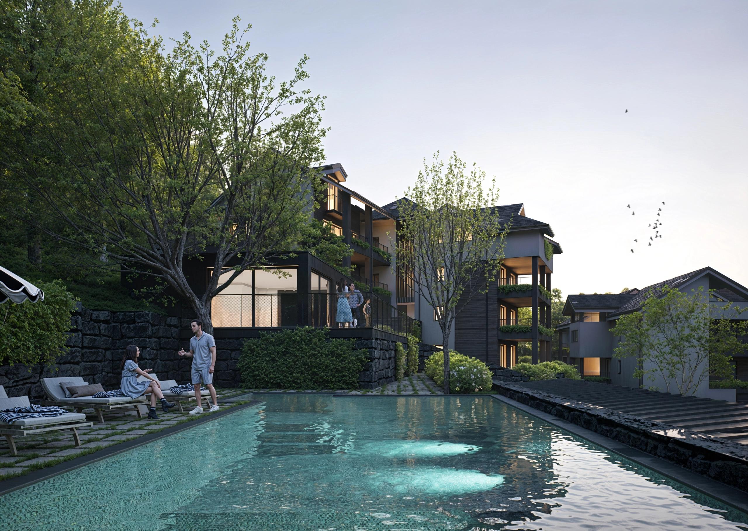 Appartamenti di Nuova Costruzione in Vendita a Meina con Vista Lago Maggiore, Piscina e Zona Benessere