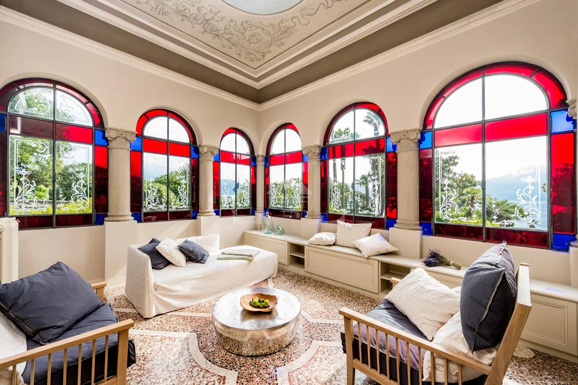 Villa Historique Face au Lac avec Jardin et Piscine à Cannero Riviera - Image 22