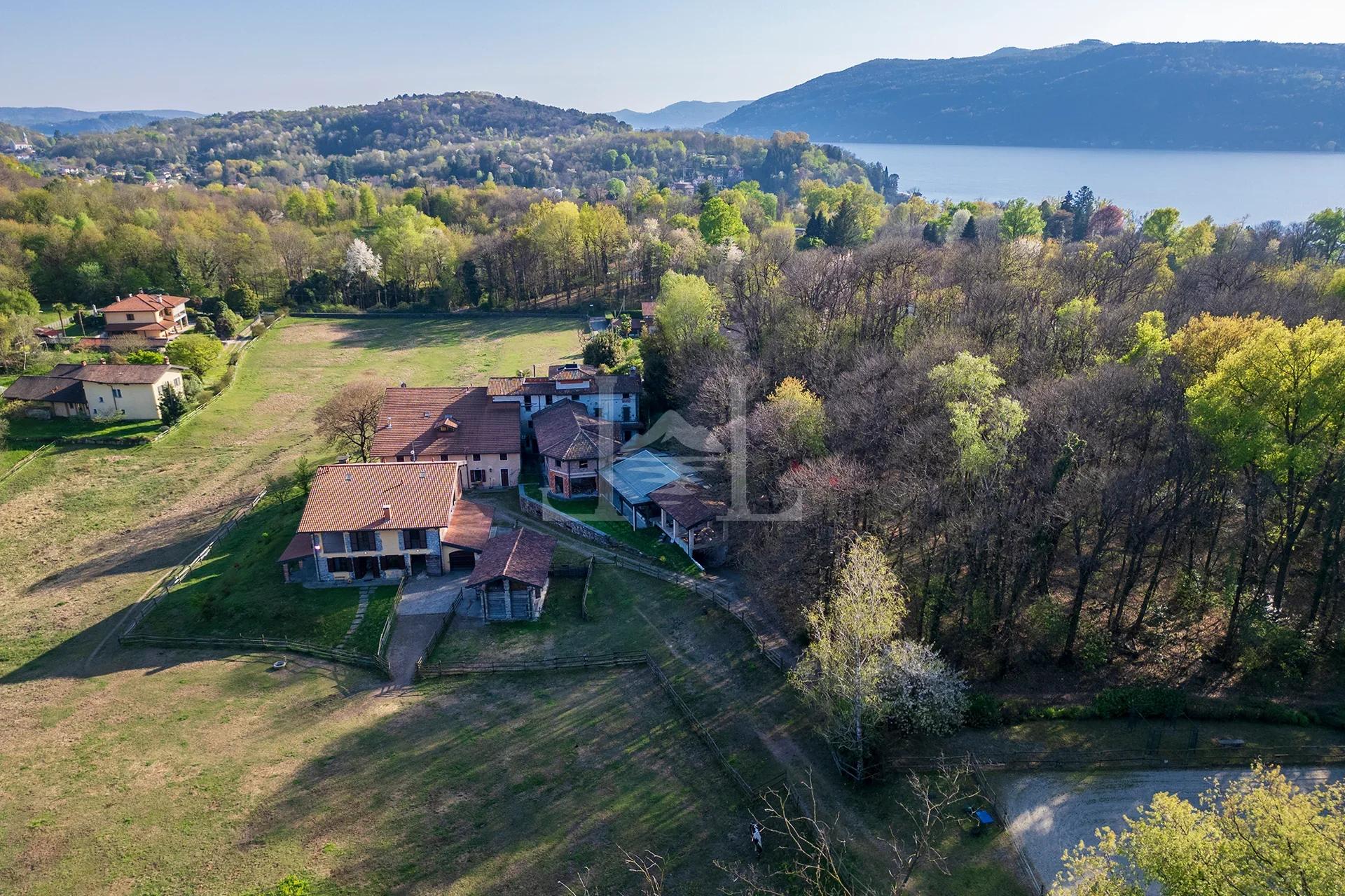 Equestrian villa drone 3