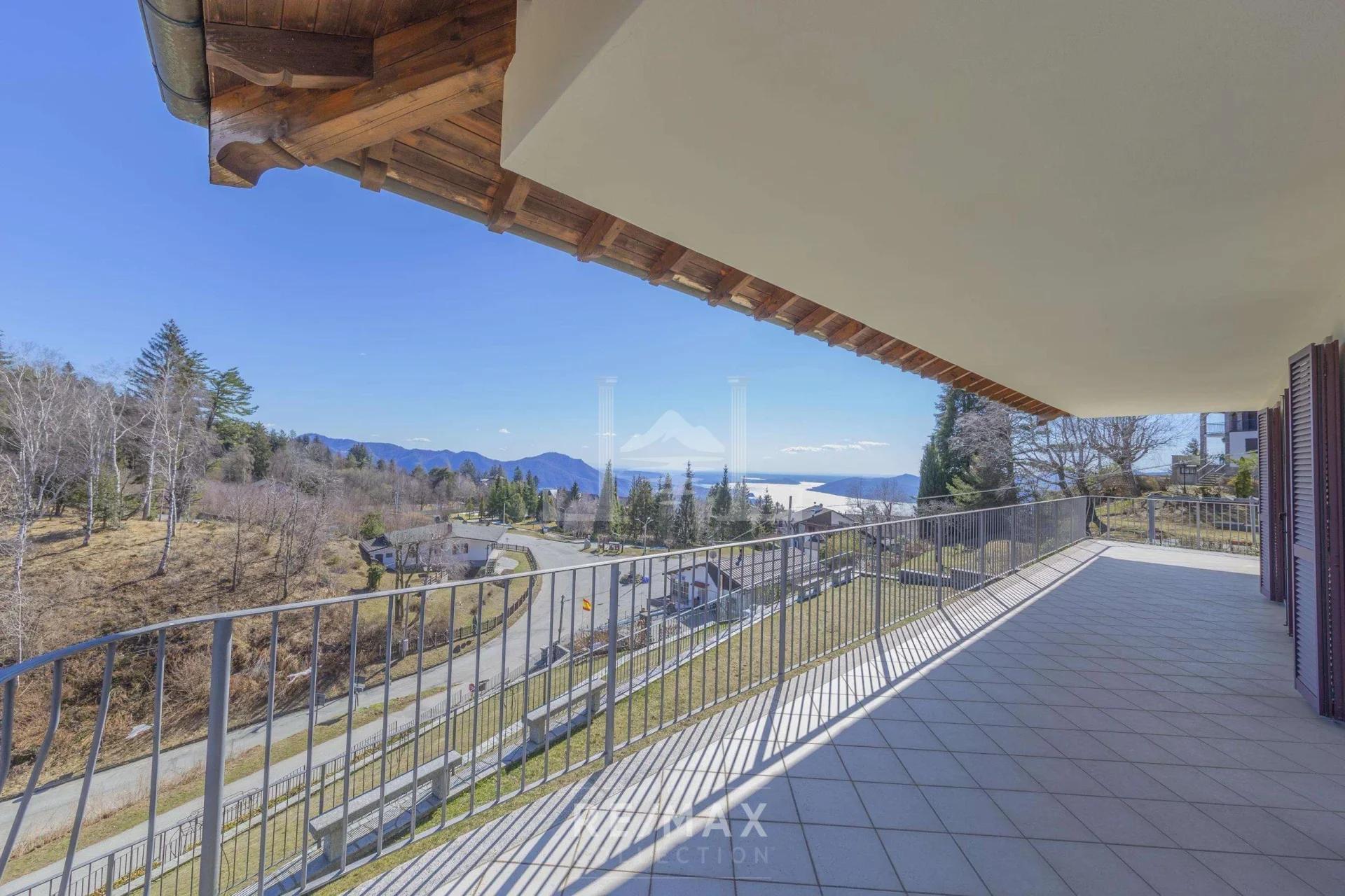 Villa del Sole, Pian di Sole, Premeno: Vrijstaande Villa met Tuin, Lago Maggiore, Uitzicht op het Meer, Prestige
