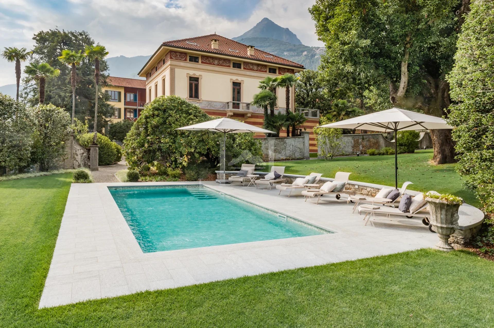 Villa Historique Face au Lac avec Jardin et Piscine à Cannero Riviera - Image 7