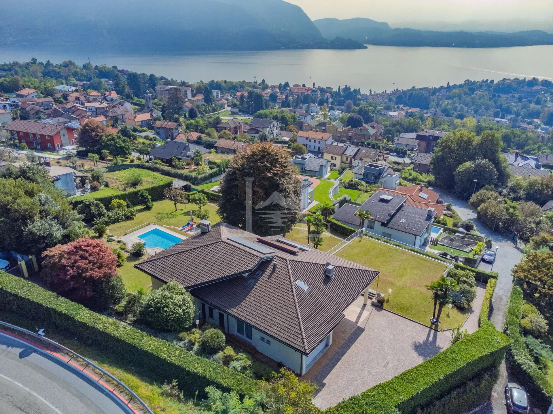 Elegant Villa with Lake View, Indoor and Outdoor Pool – Arizzano, Lago Maggiore