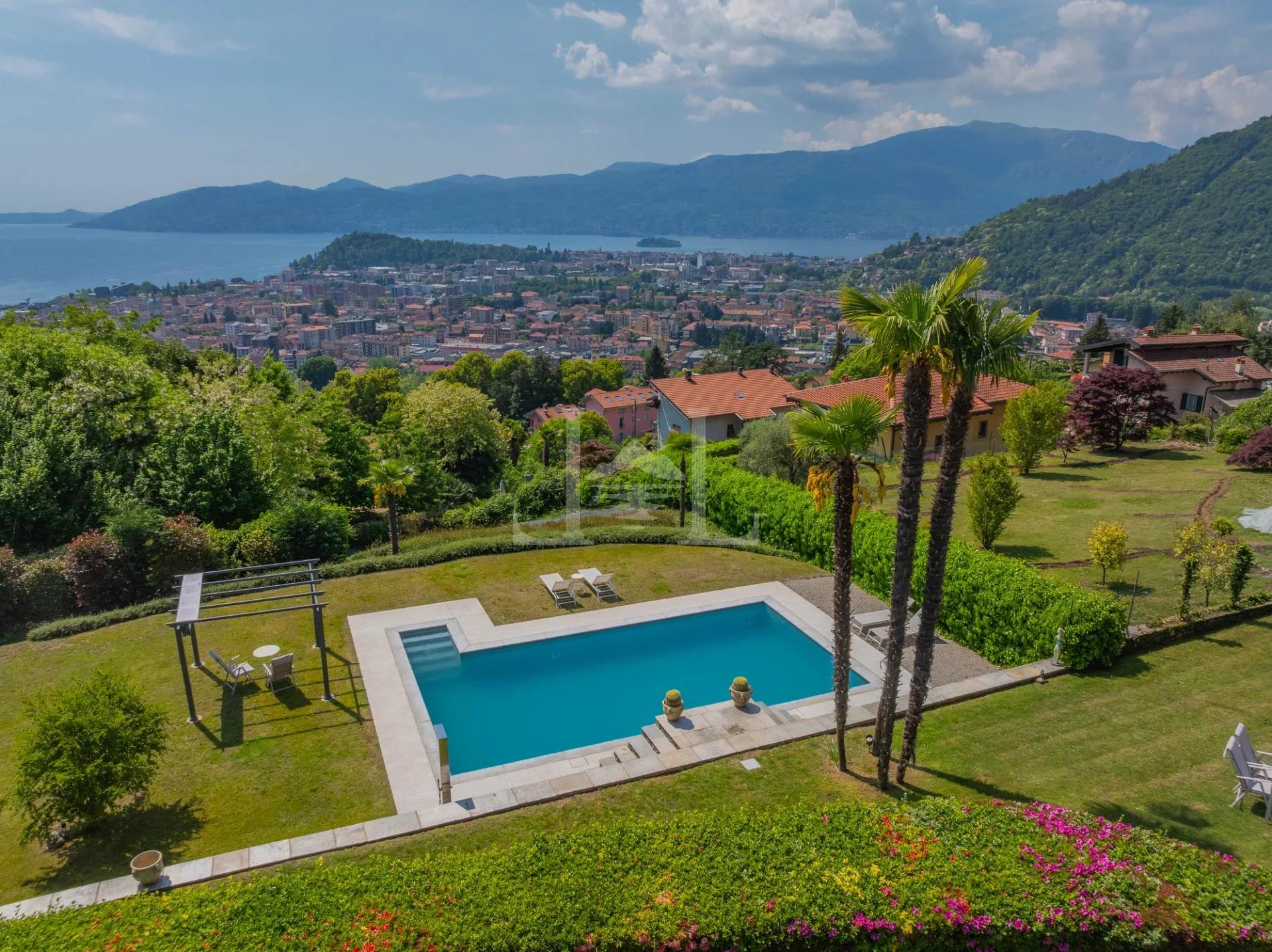 Pool and view from balcony