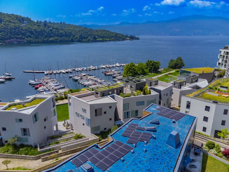 Moderno Appartamento Fronte Lago con Giardino Privato – Laveno, Lago Maggiore