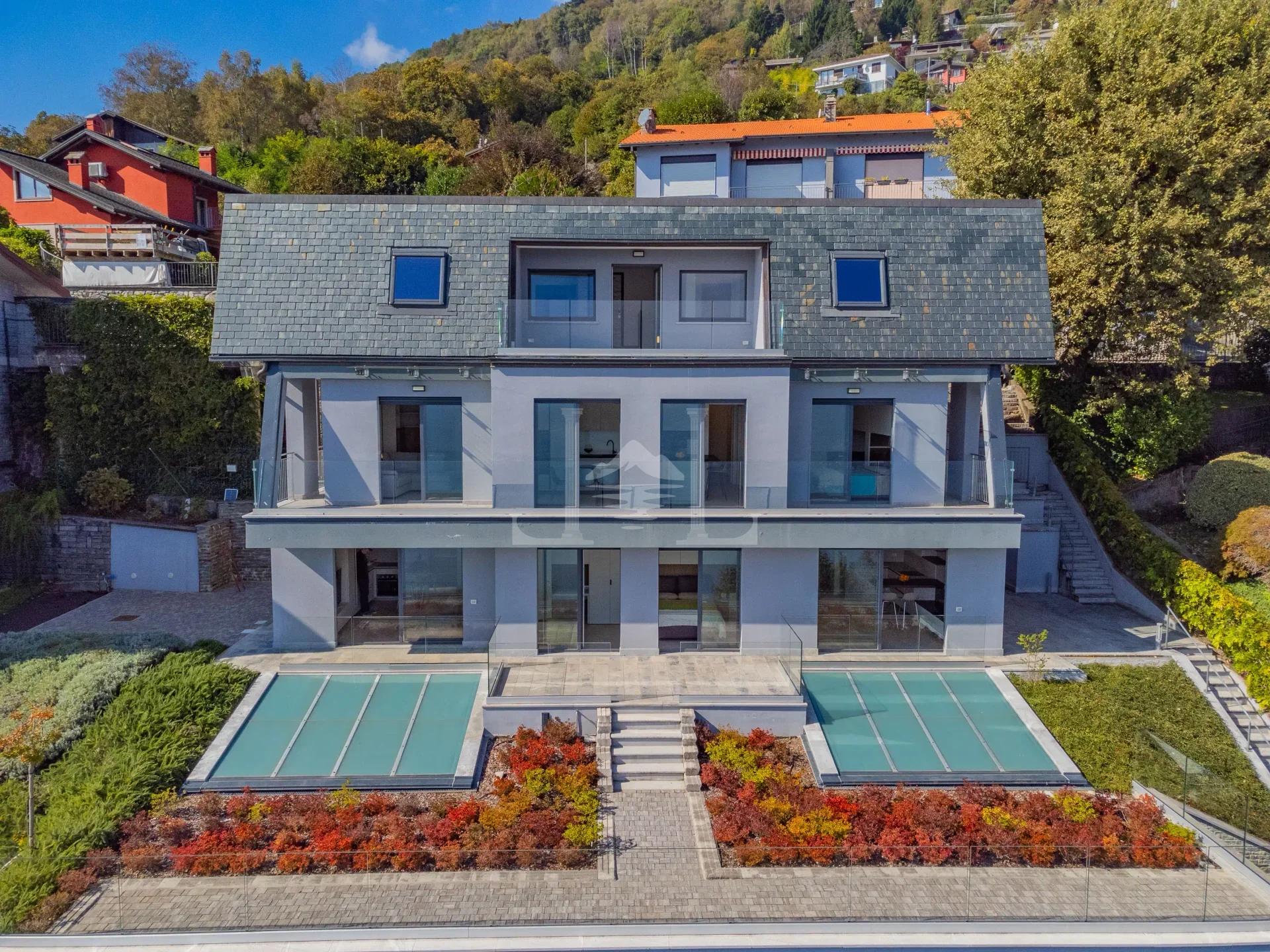 Panoramic Elegance on Lago Maggiore – Modern Residence for Sale in Pollino