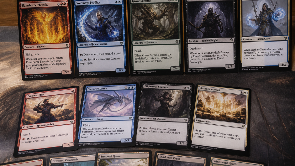 How to Make MTG-Style Proxy Cards for Testing and Personal Play