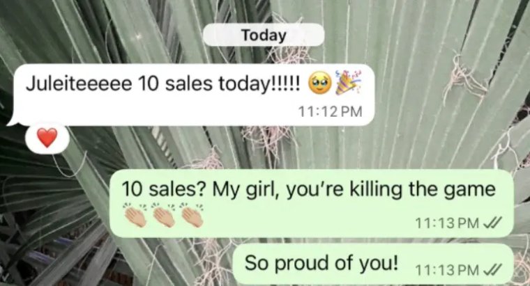 10 sales in a day