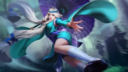 image wallpaper of mlbb hero Kagura