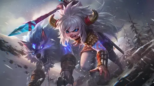 image wallpaper of mlbb hero Popol and Kupa