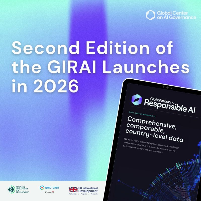 Announcing the Second Edition of the Global Index on Responsible AI to be Released in 2026