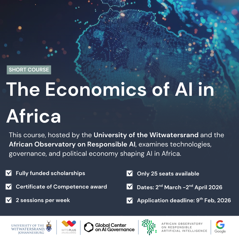 Cover image for Short Course: The Economics of Artificial Intelligence in Africa
