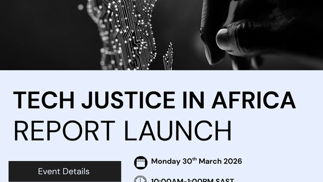 Featured media for project Report Launch | Tech Justice in Africa