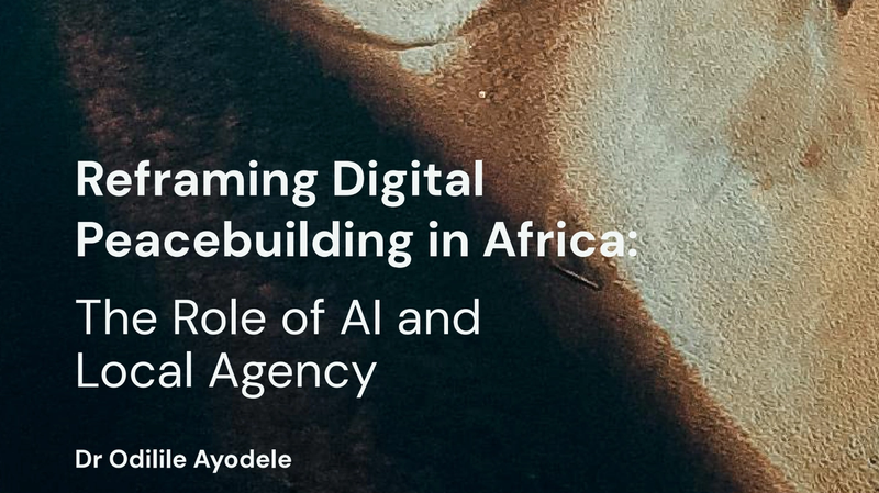 Reframing Digital Peacebuilding in Africa