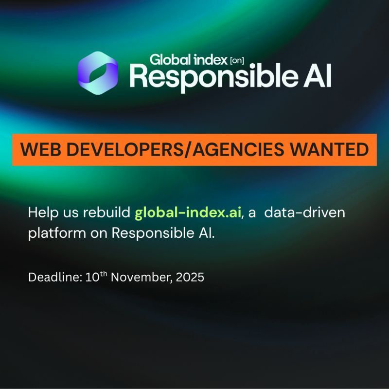 Open Call: Web Developers and Agencies Invited to Rebuild the Global Index on Responsible AI Website