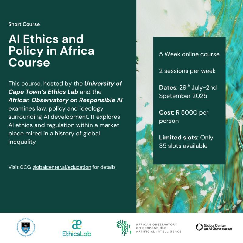 AI Ethics & Policy in Africa: Enroll to Our 5-Week Online Course