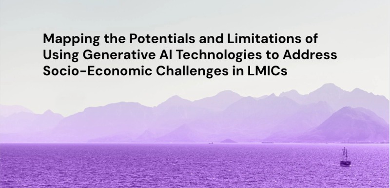 Our Landmark Study on Generative AI in LMICs Has Been Published in Nature