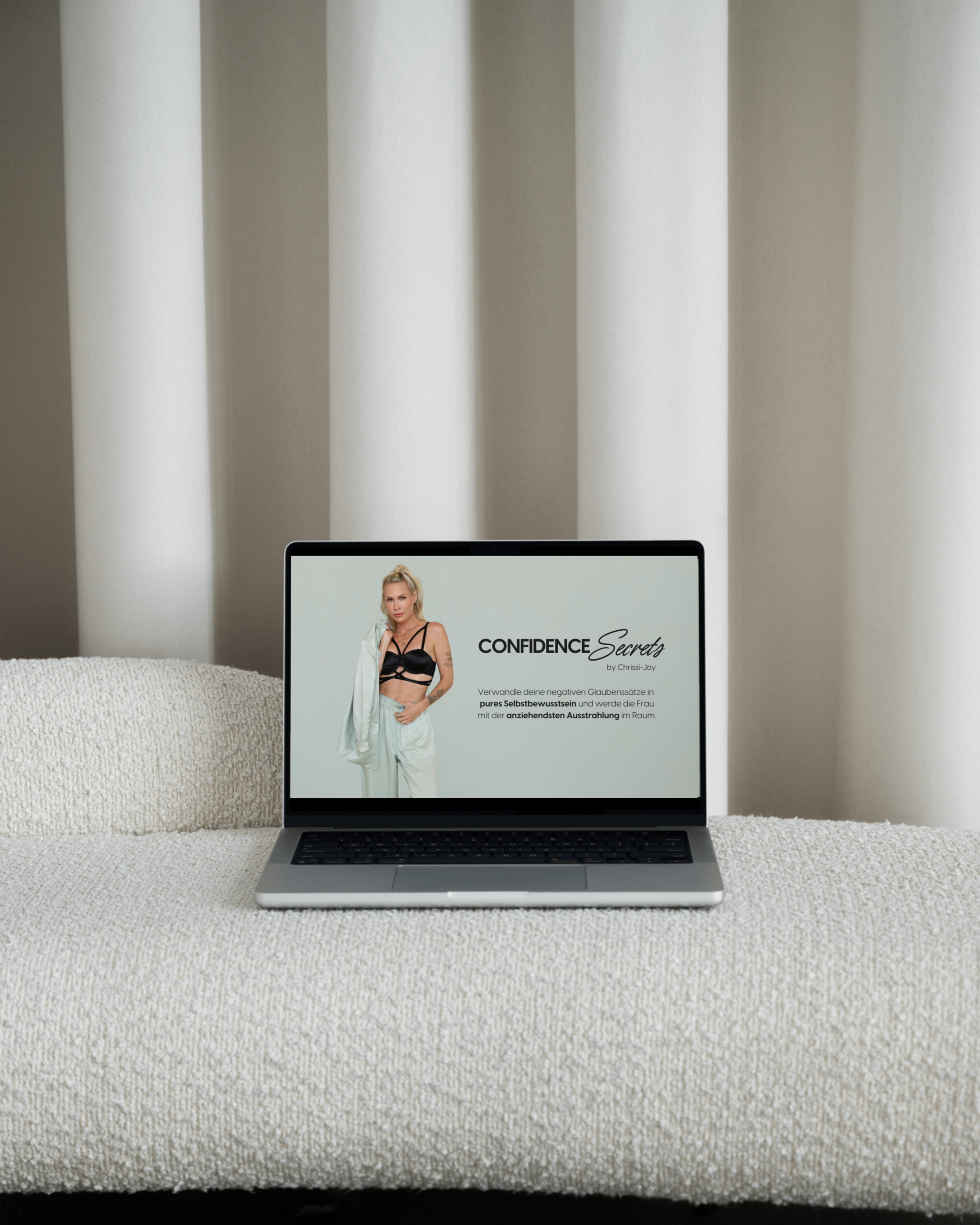 “Confidence Secrets” – landing page & masterclass – Chrissi-Joy