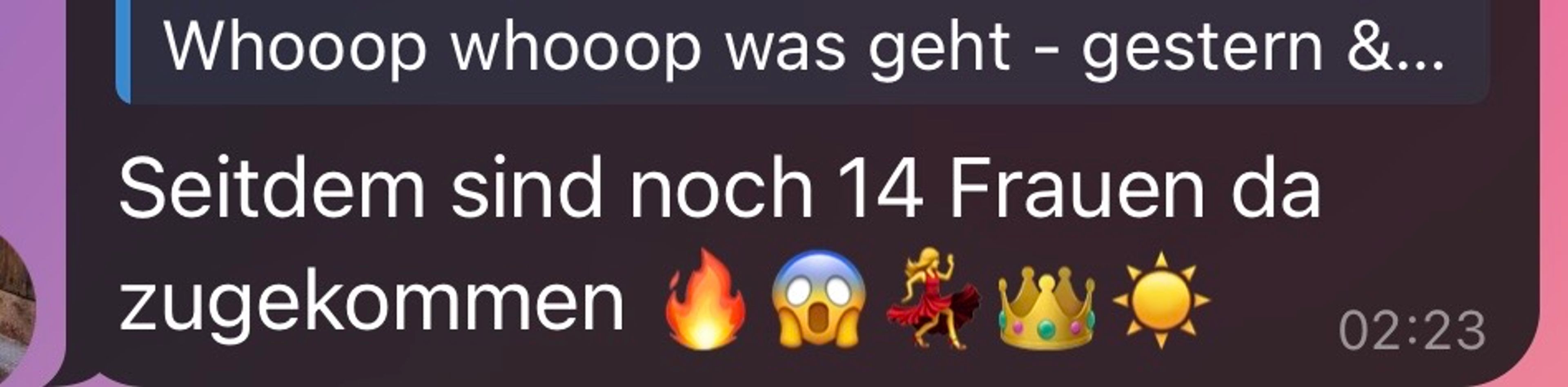 Screenshot einer Nachricht von Kund:innen