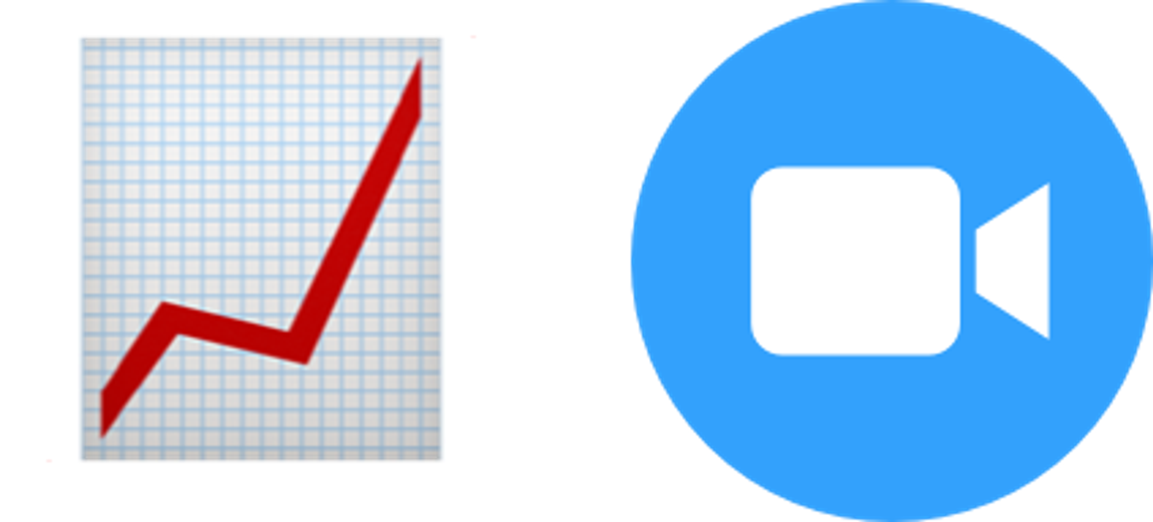 Diagramm und Video-Call