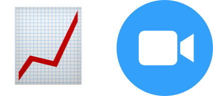 Diagramm und Video-Call