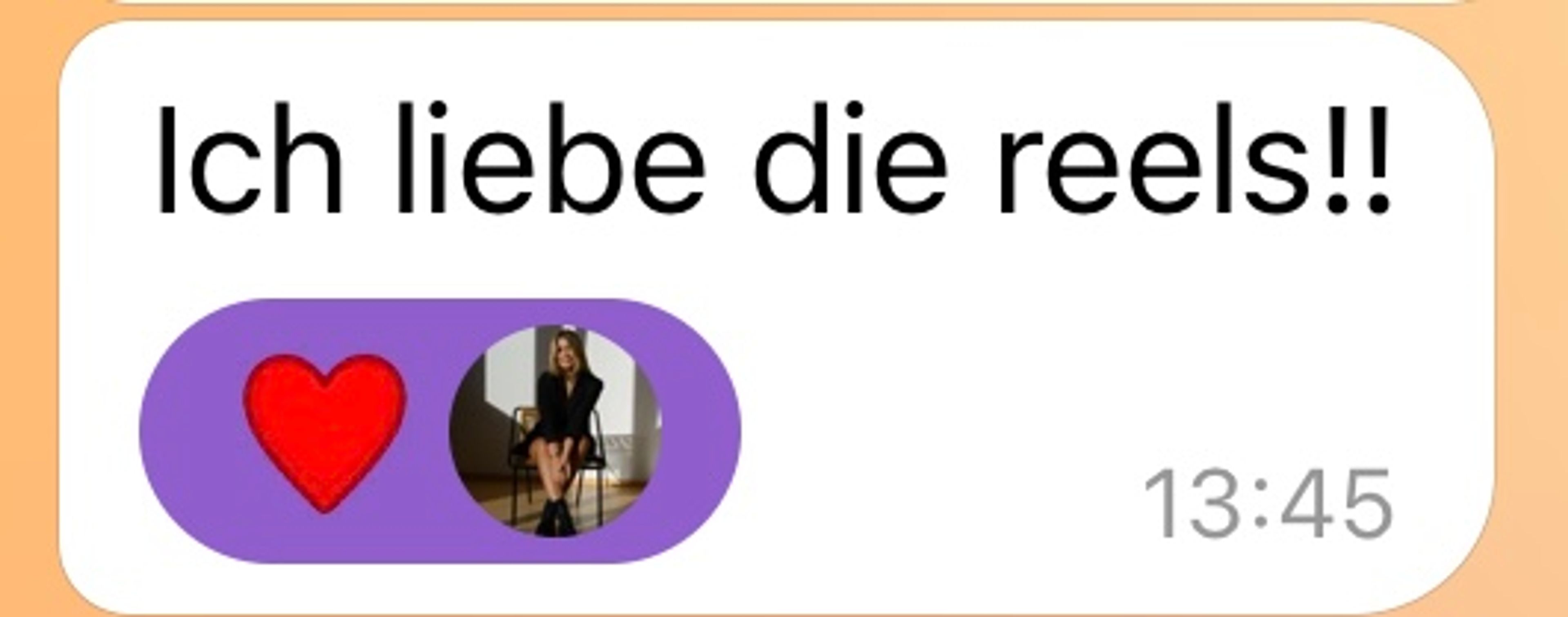 Screenshot einer Nachricht von Kund:innen