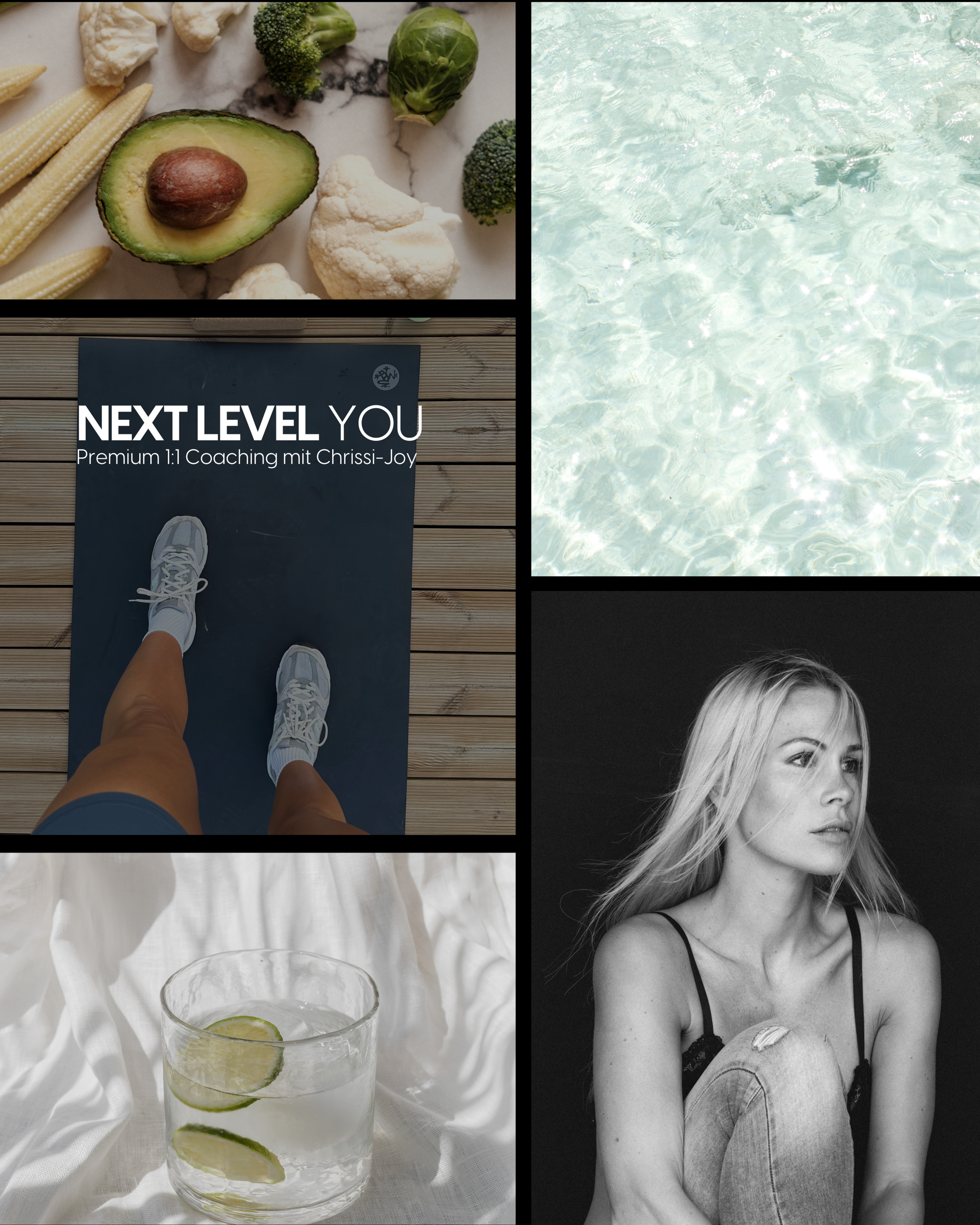 Premium coaching “Next Level You” – brand design – Chrissi-Joy