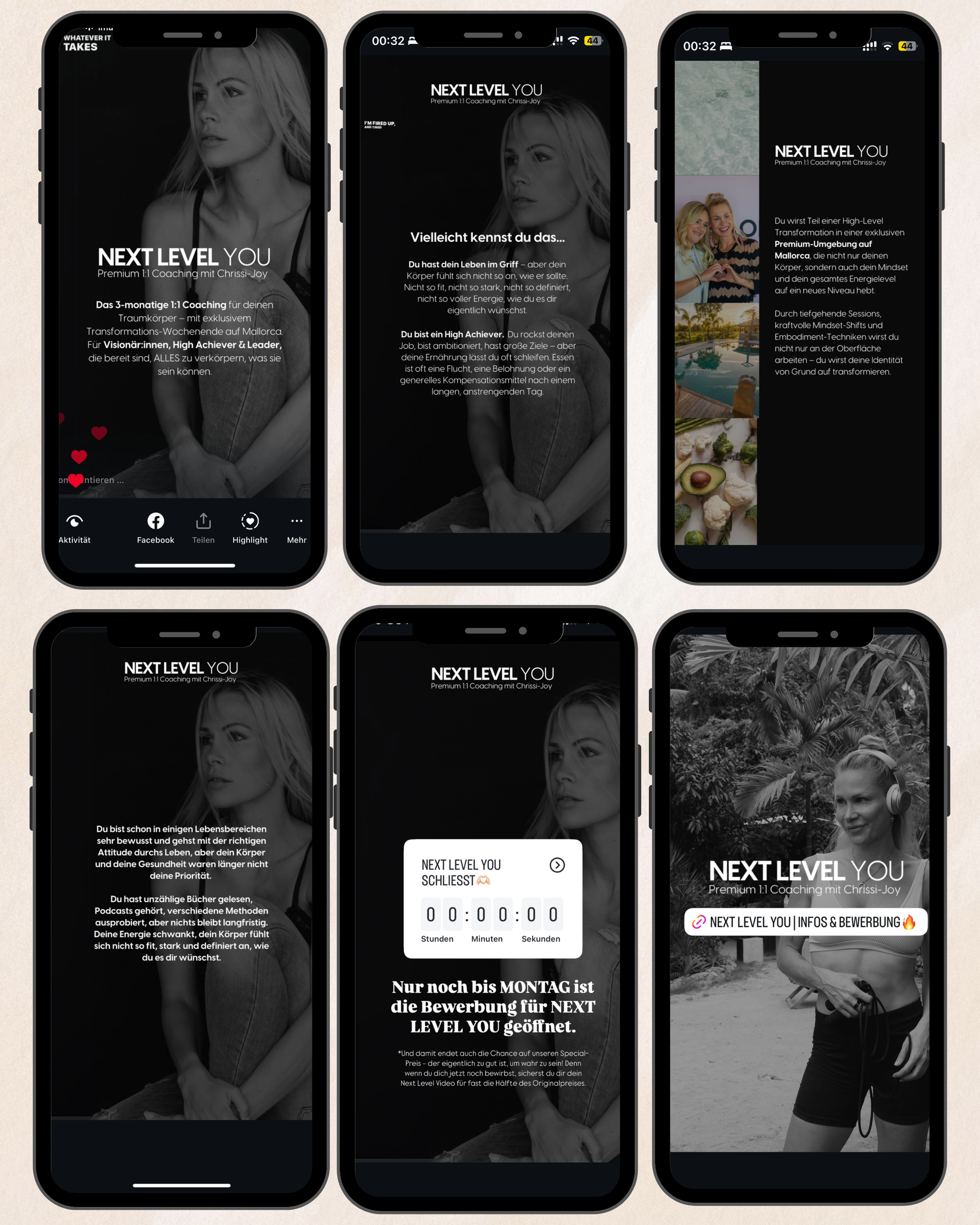 “Next Level You” – emails & sales stories – Chrissi-Joy