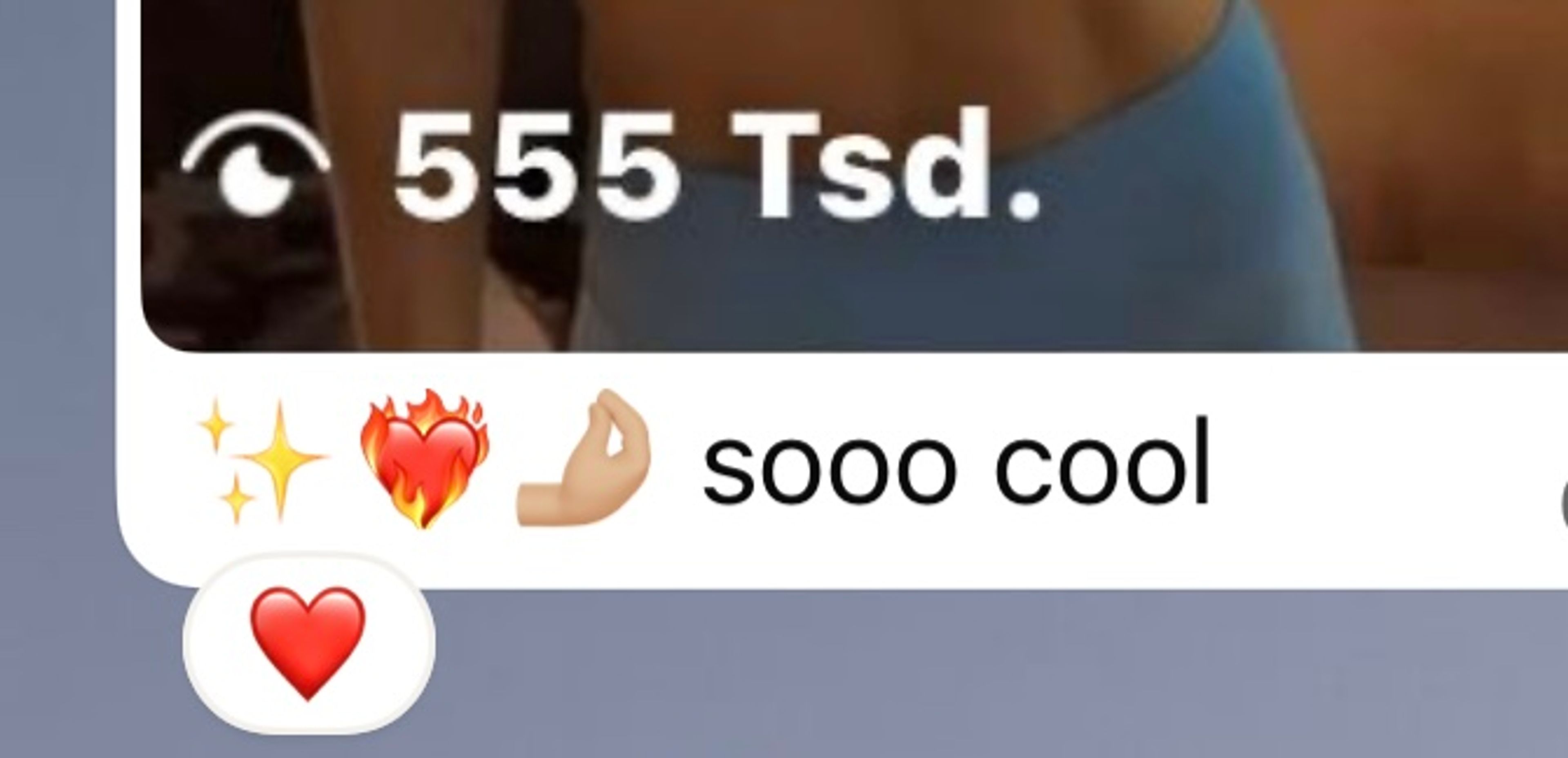 Screenshot einer Nachricht von Kund:innen