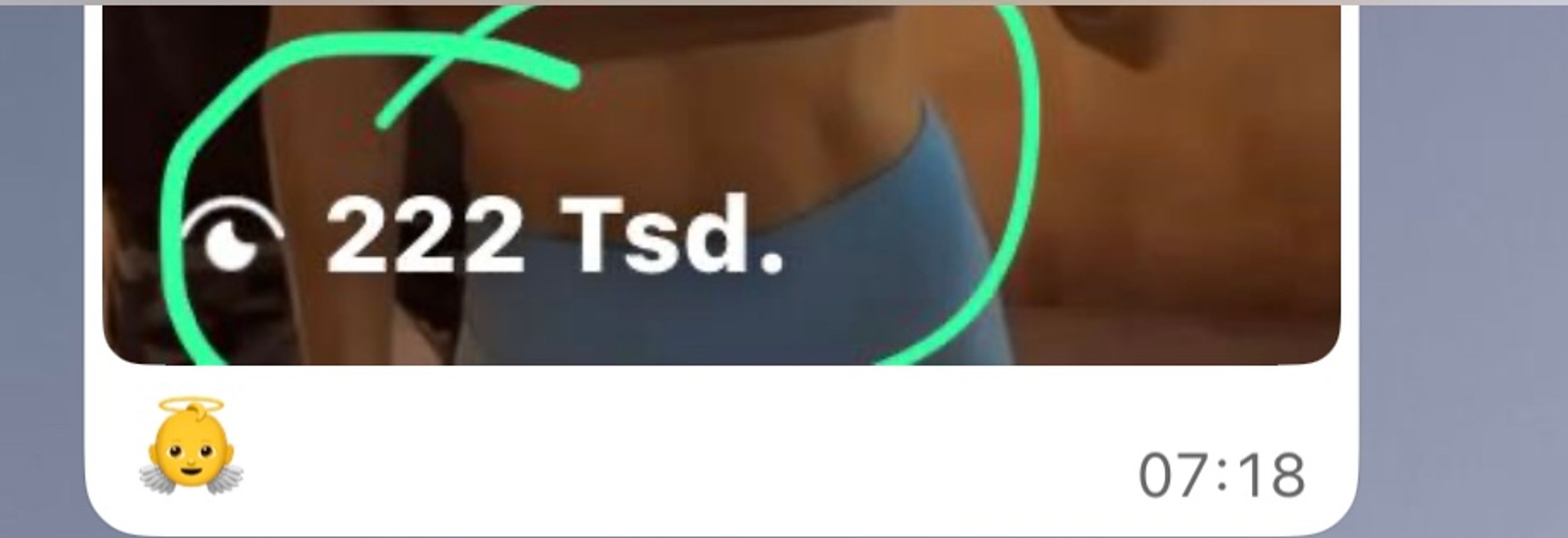 Screenshot einer Nachricht von Kund:innen