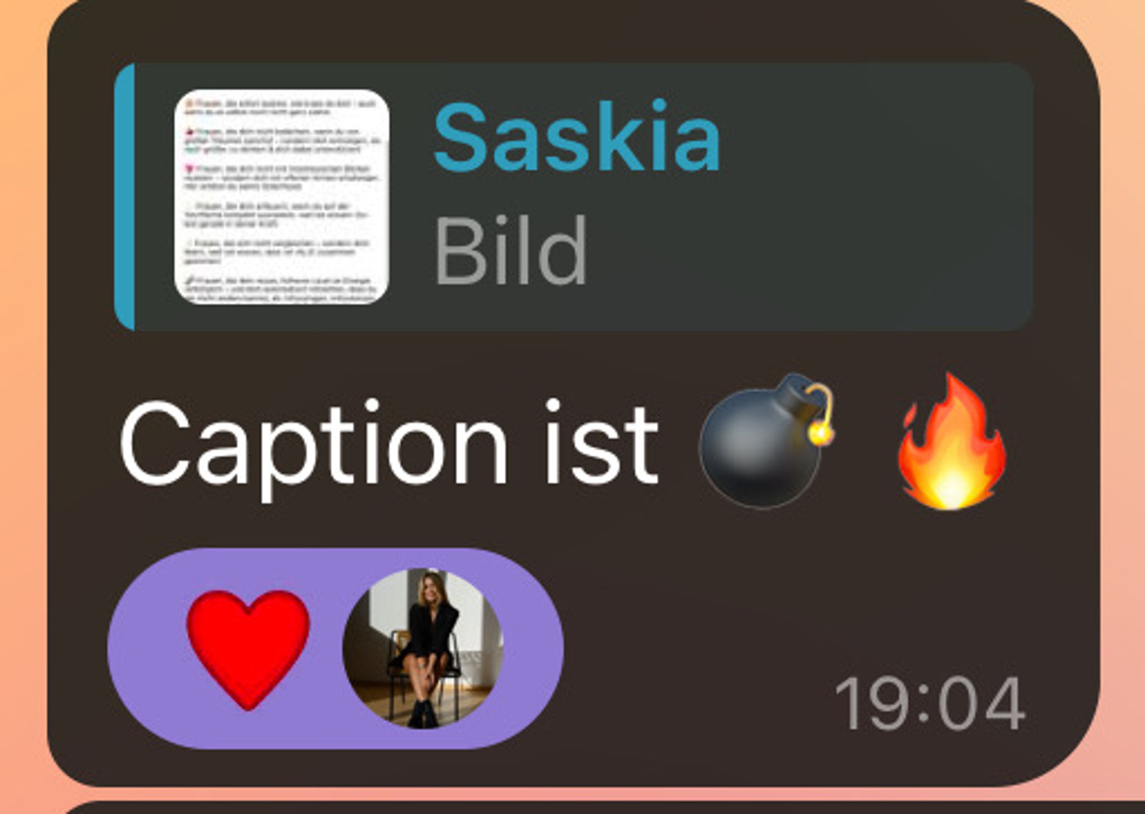 Screenshot einer Nachricht von Kund:innen
