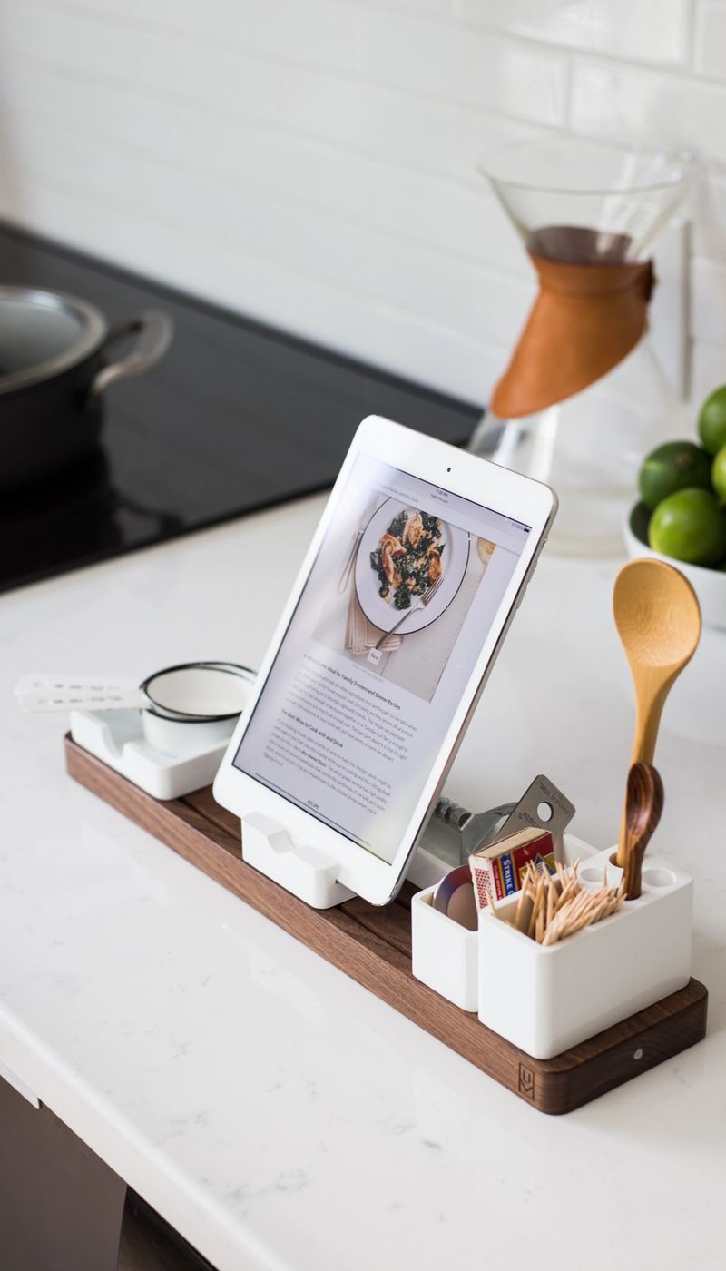 Recipe on tablet computer