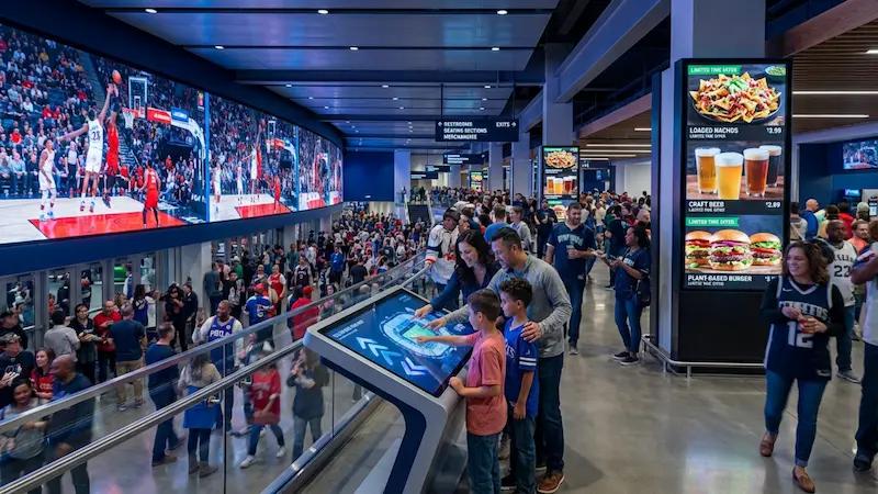 Fan engagement digital signage th