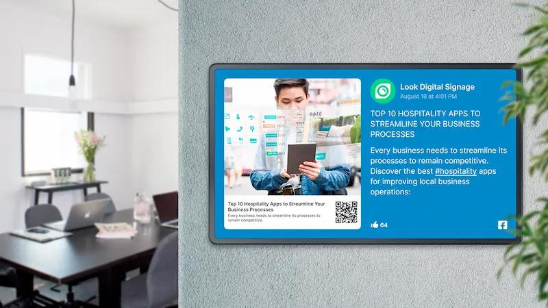 Digital signage software example thumbnail